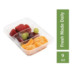 Fresh Cut Strawberry Clementine & Grape Fruit Mix