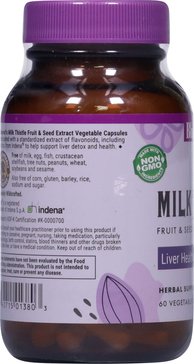 slide 9 of 13, Bluebonnet Nutrition Milk Thistle 60 Capsules, 60 ct