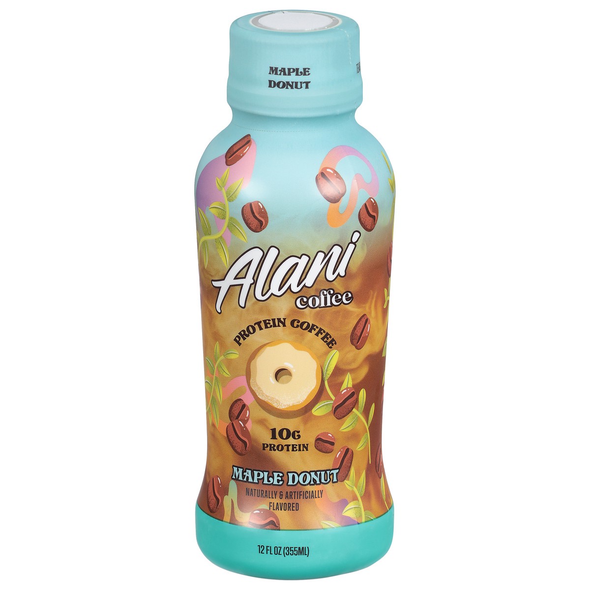 slide 1 of 7, Alani Nu Maple Donut Protein Coffee 12 fl oz, 12 fl oz