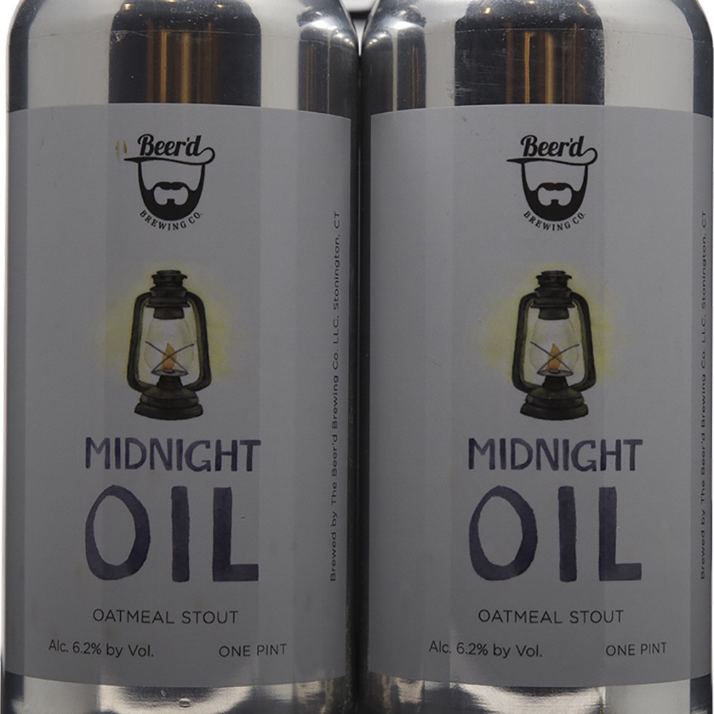 slide 1 of 1, Beerd Midnight Oil, 4 ct; 16 oz