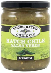 Pecos River Chile Co Medium Hatch Chile Salsa Verde