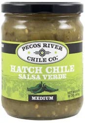 Pecos River Chile Co Medium Hatch Chile Salsa Verde