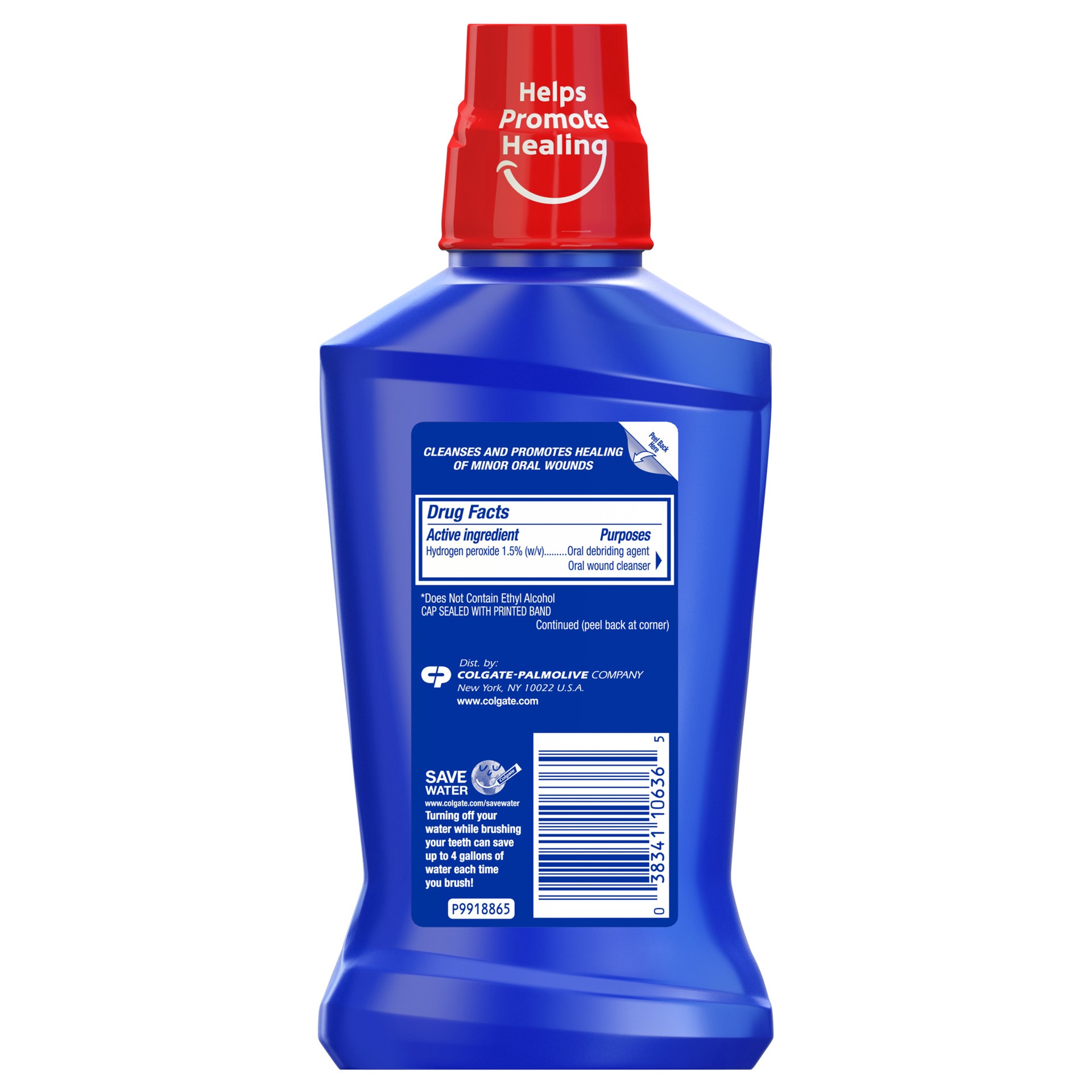 slide 3 of 4, Colgate Peroxyl Mouth Sore Rinse, Mild Mint - 250mL, 8.40 fl oz