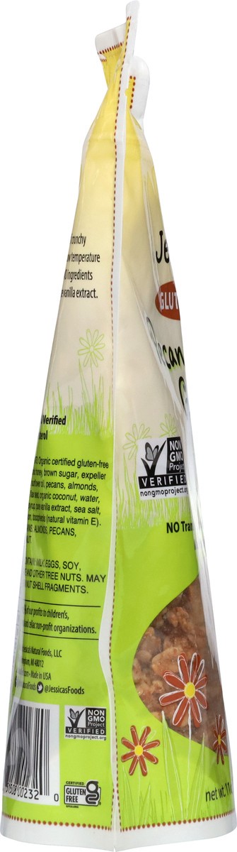 slide 9 of 13, Jessica's Natural Foods Gluten Free Pecan Almond Granola 11 oz, 1 ct