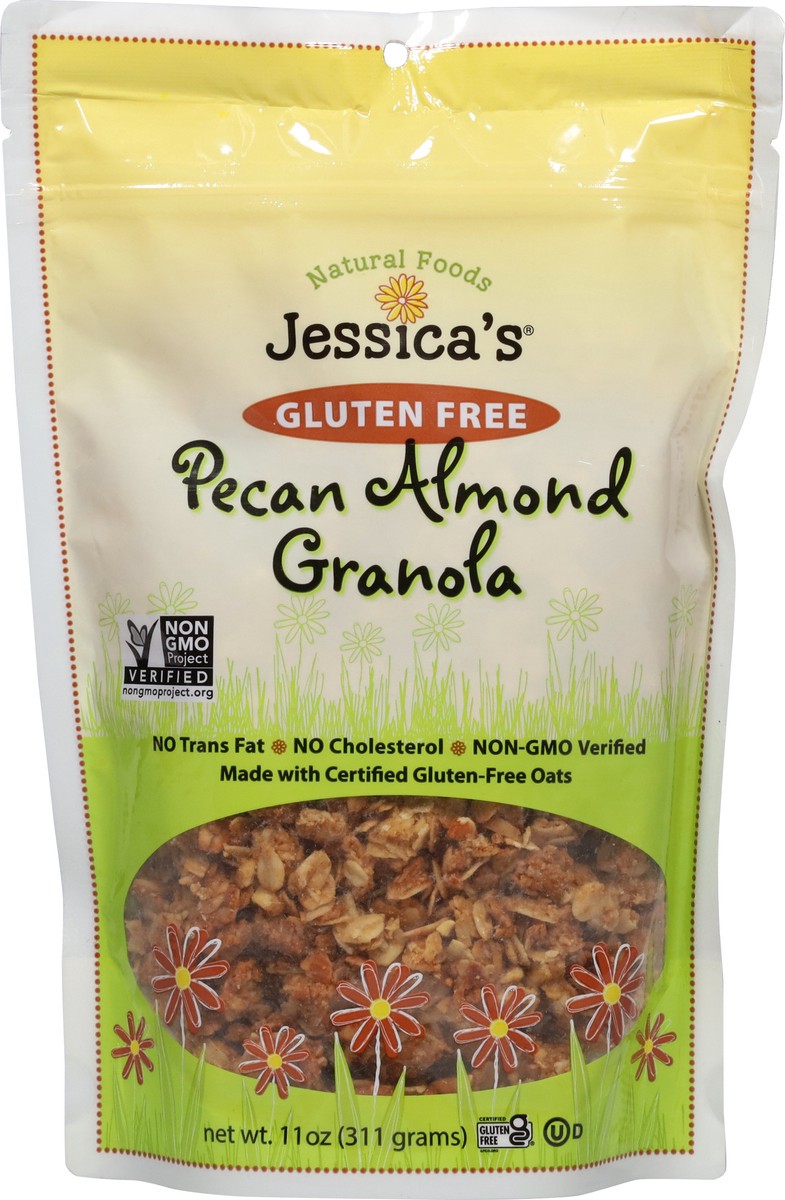 slide 12 of 13, Jessica's Natural Foods Gluten Free Pecan Almond Granola 11 oz, 1 ct