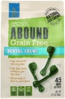 slide 1 of 1, Abound Grain Free Dental Chews For Mini Dogs, 45 ct