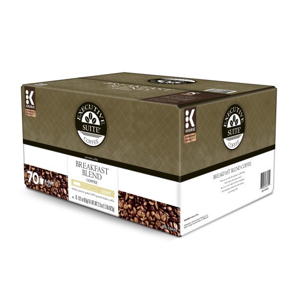 slide 3 of 4, Executive Suite Breakfast Blend Coffee Keurig K-Cup Pods, Box Of - 70 ct, 70 ct