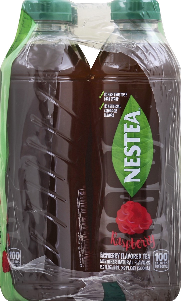 slide 4 of 4, Nestea Raspberry Tea - 6 ct; 16.9 fl oz, 6 ct; 16.9 fl oz