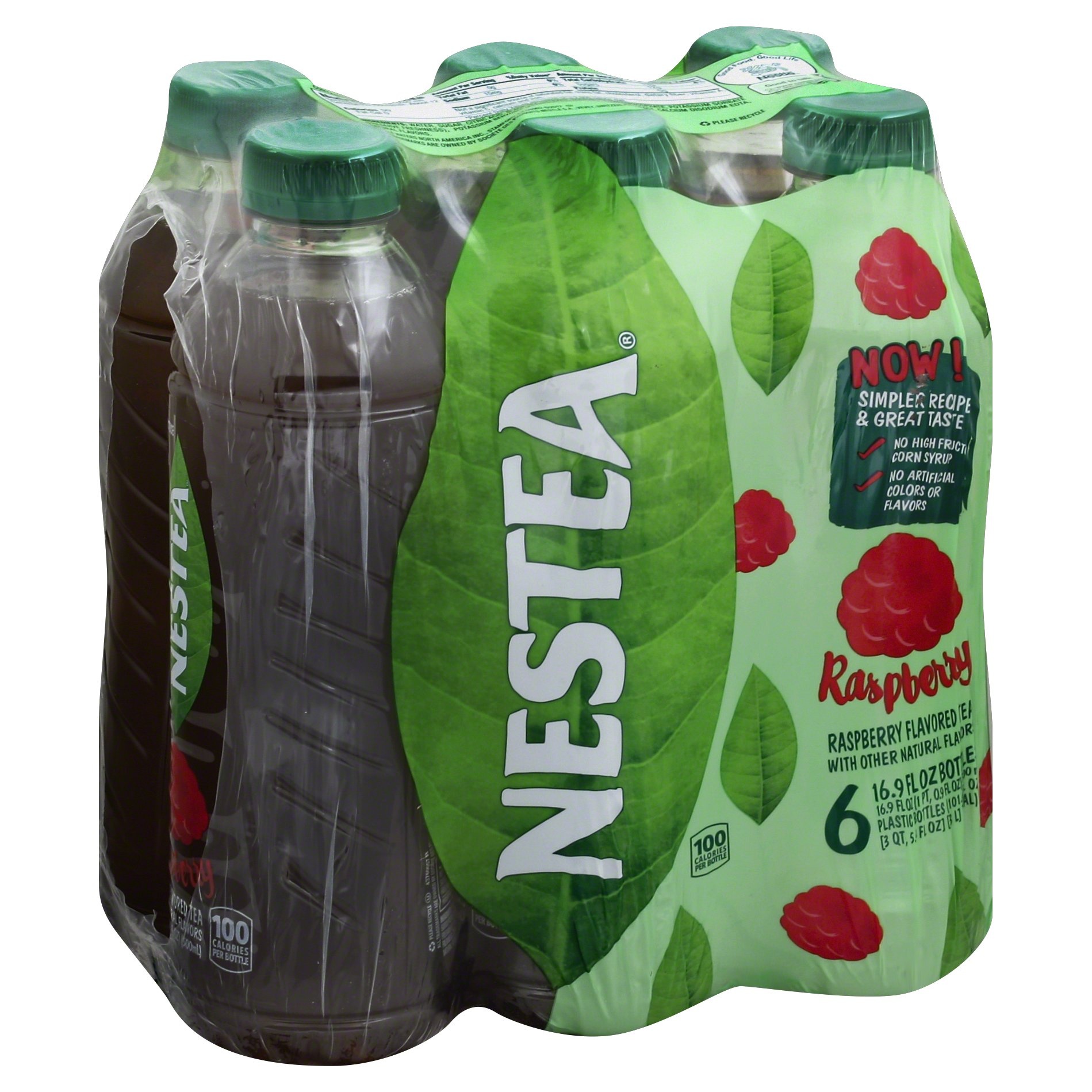 slide 1 of 4, Nestea Raspberry Tea - 6 ct; 16.9 fl oz, 6 ct; 16.9 fl oz