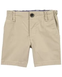 Oshkosh Toddler Stretch Chino Shorts Khaki 3T