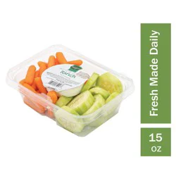 Fresh Cut Baby Carrot Cucumber & Ranch Vegetable Tray