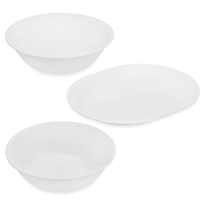 slide 1 of 1, Corelle Completer Set - White, 3 ct