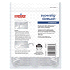 slide 2 of 5, Meijer Unflavored SuperSlip Flosser with Gum Stimulator pick, 90 ct