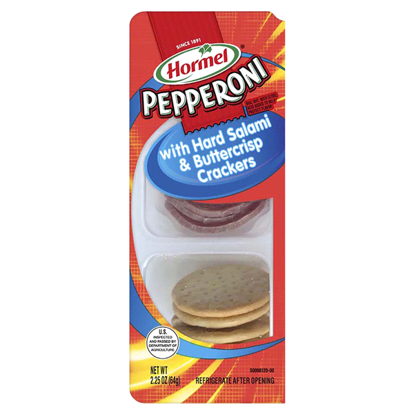 slide 1 of 5, Hormel Pepperoni Stacks, 1 ct