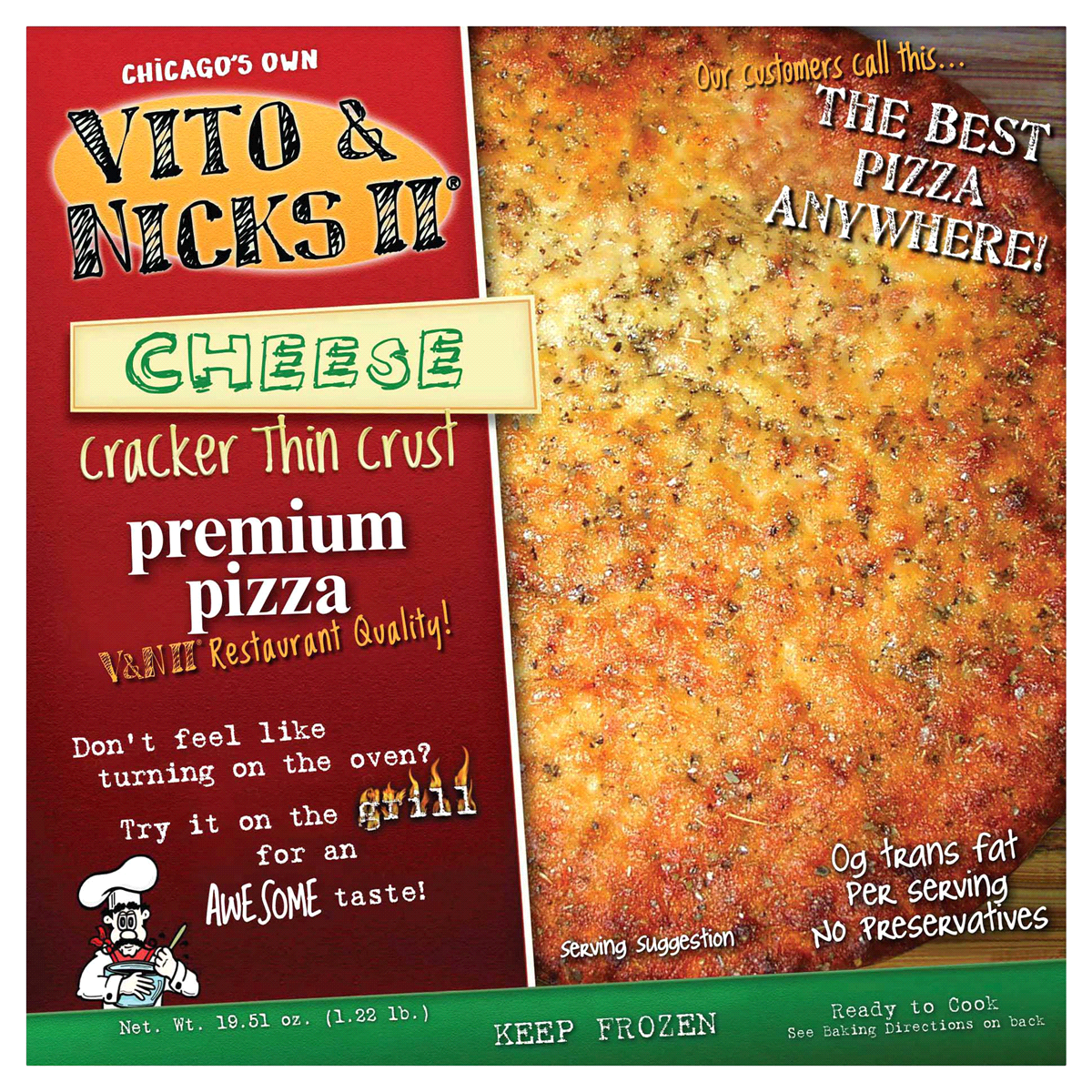 slide 1 of 5, Vito & Nicks II Premium Pizza, 19.51 oz