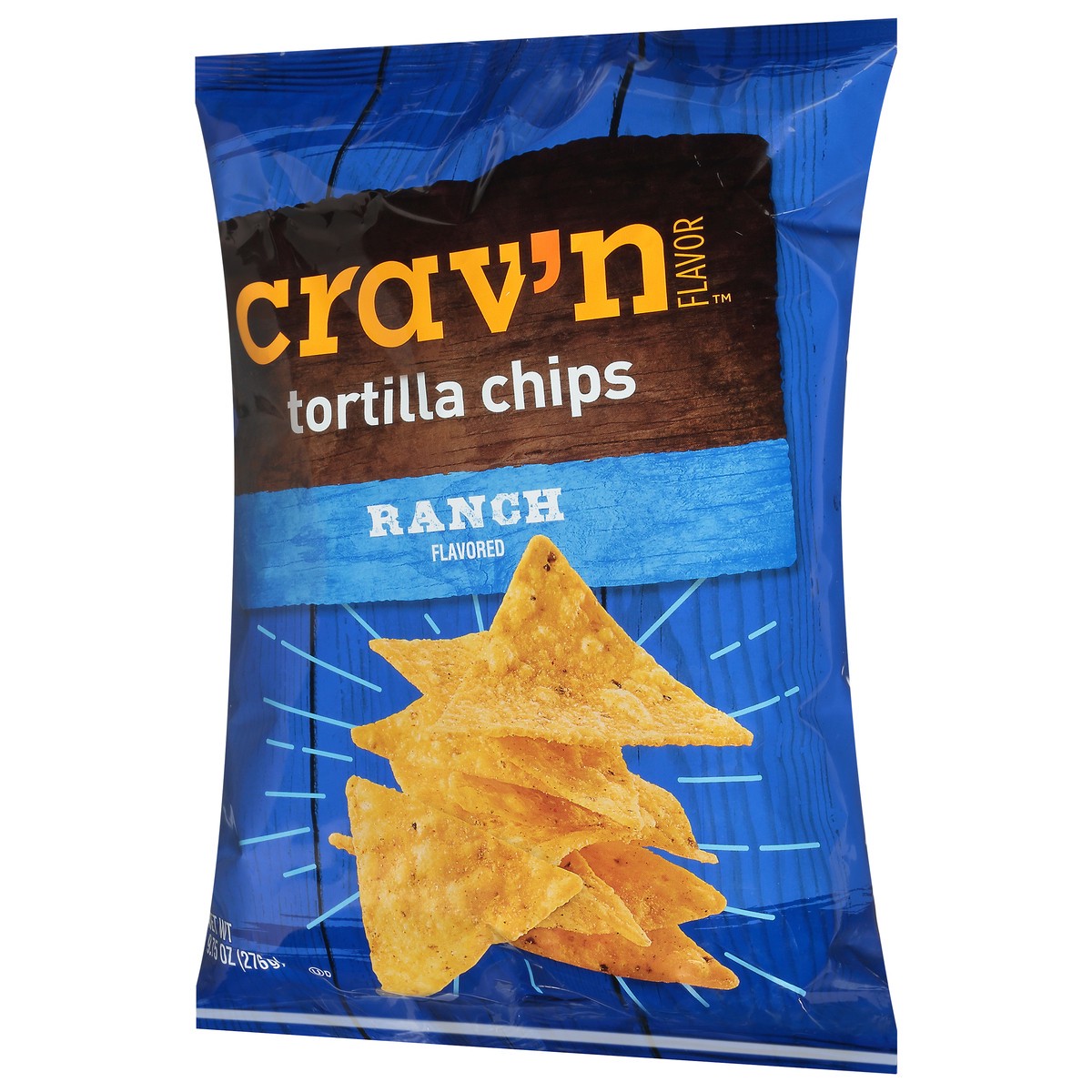 slide 3 of 9, Crav'n Flavor Ranch Flavored Tortilla Chips - 9.75 oz, 9.75 oz