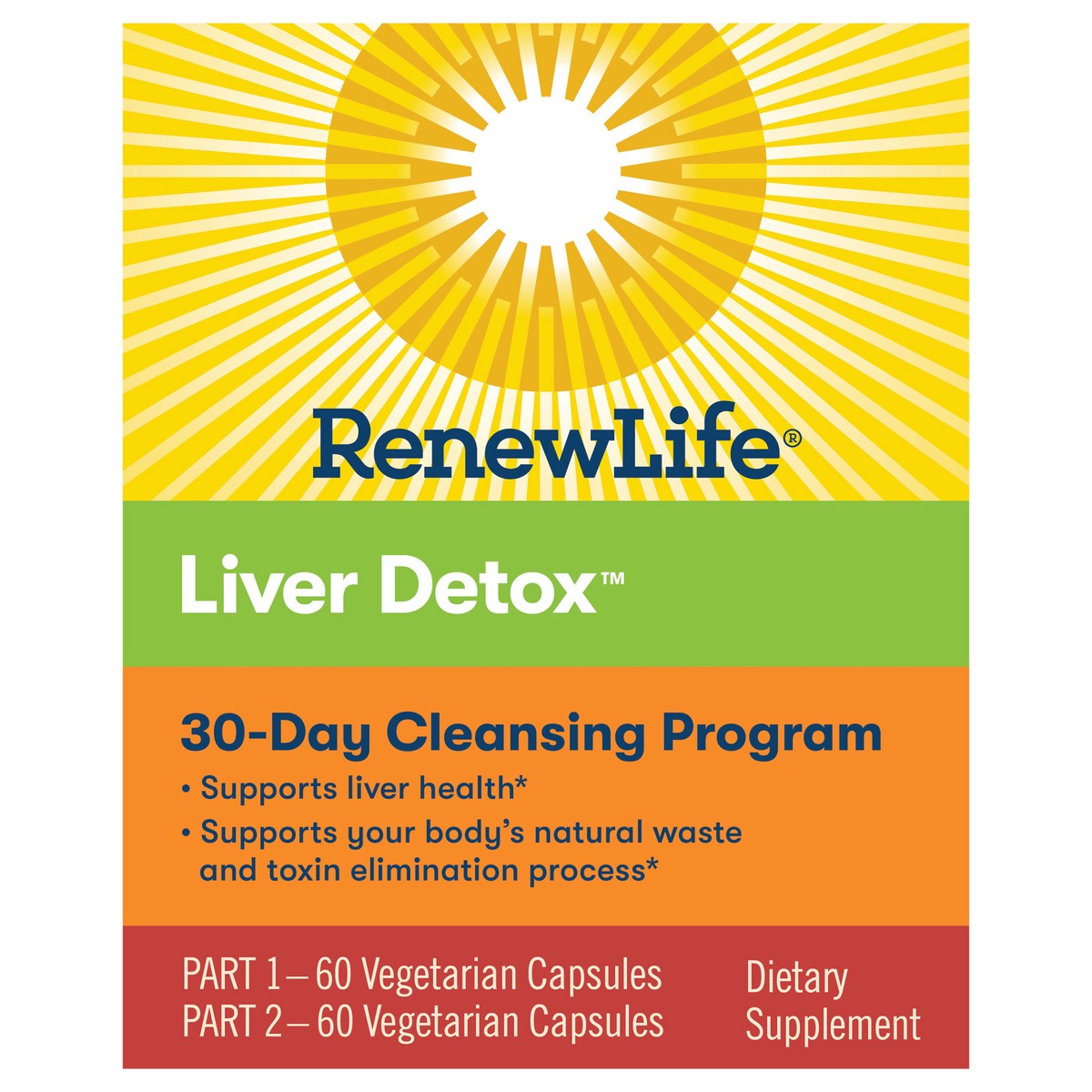 slide 1 of 5, Renew Life Liver Detox Day Cleansing Program Part Capsules, 120 ct