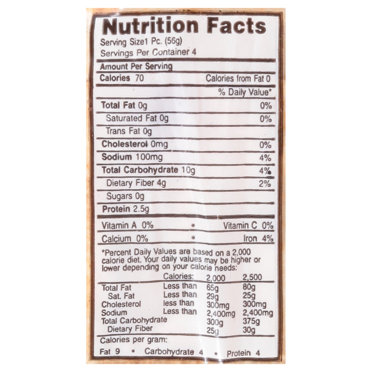 slide 7 of 13, George's Bakery White Fat Free Pocket Pita 4 ea, 4 ct