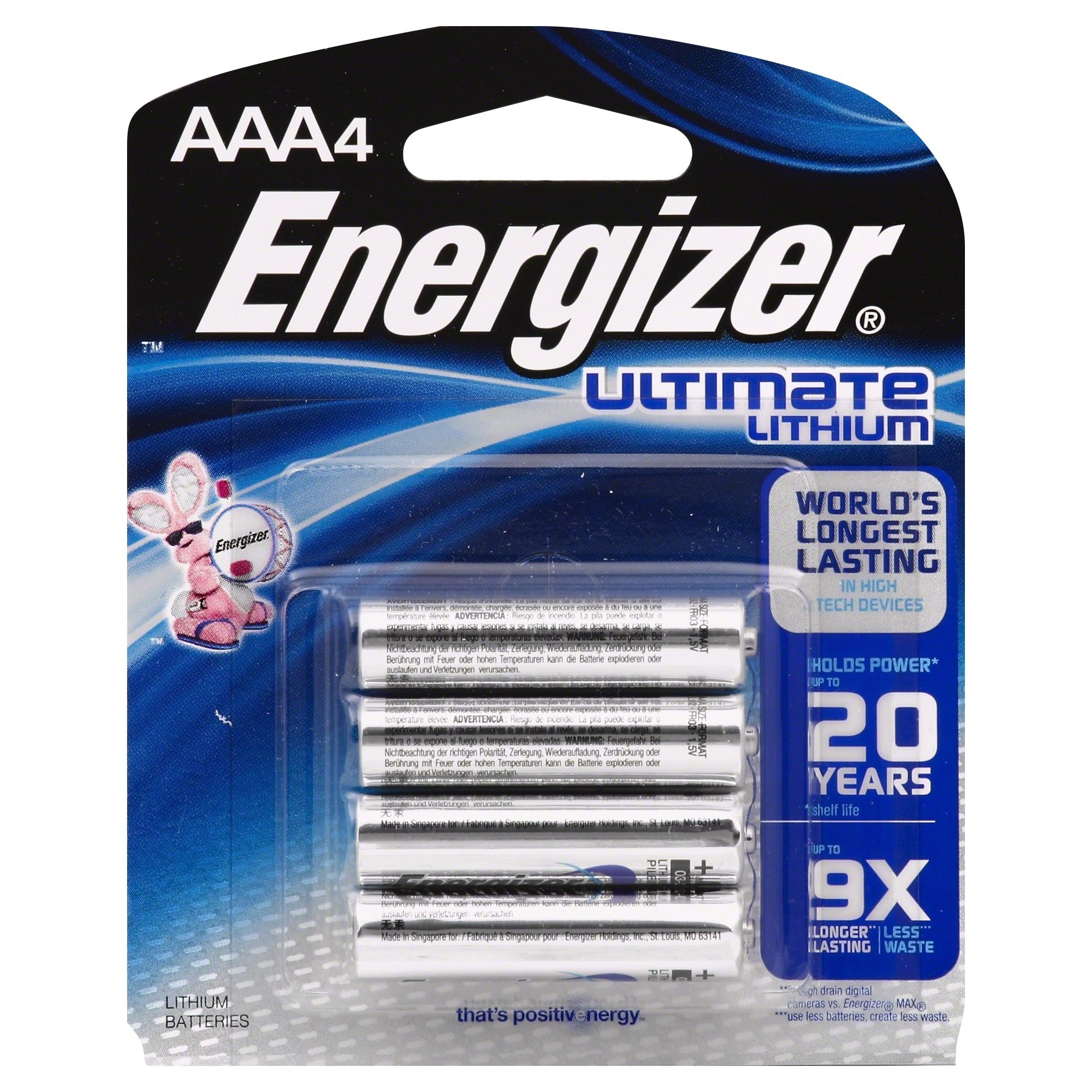 slide 1 of 1, Energizer Ultimate Lithium Aaa Batteries, 4 ct