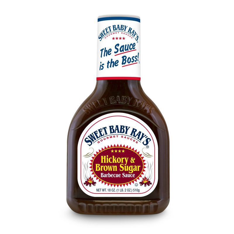 slide 1 of 9, Sweet Baby Ray's Hickory & Brown Sugar Barbecue Sauce - 18oz, 18 oz