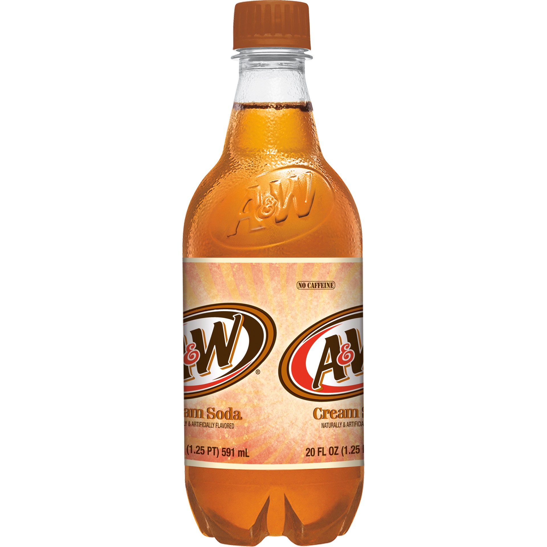 slide 4 of 5, A&W Cream Soda, 20 fl oz bottle, 20 oz