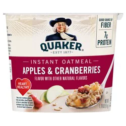 Quaker Oatmeal, Instant, Apples & Cranberries