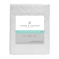 ROOM & RETREAT COOL TOUCH MATTRESS PAD TWIN