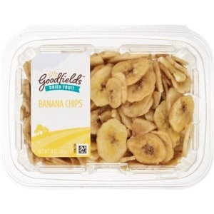 slide 1 of 1, Goodfields Dried Banana Chips, 10 Oz, 1 ct