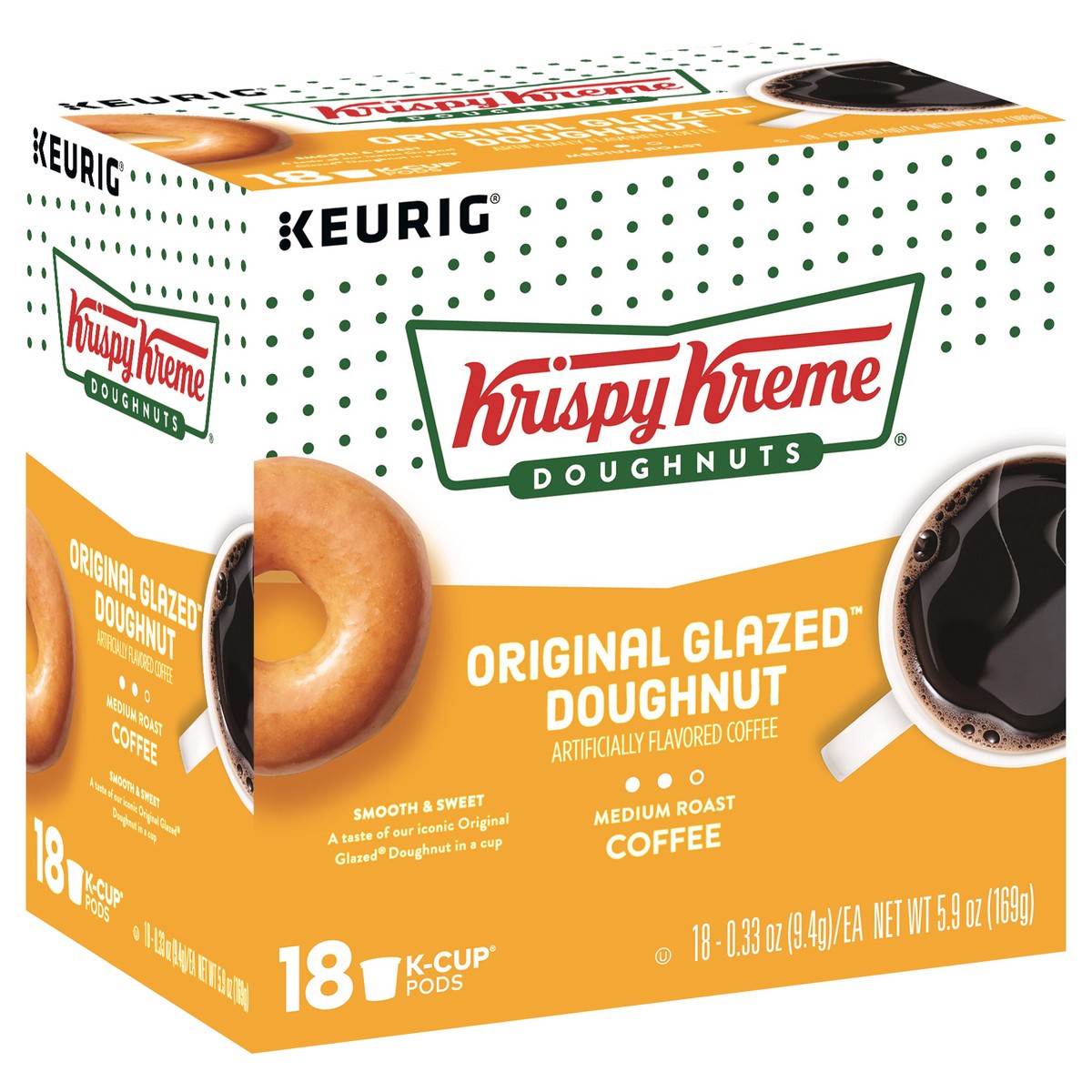 slide 4 of 8, Krispy Kreme Coffee 18 ea, 18 ct