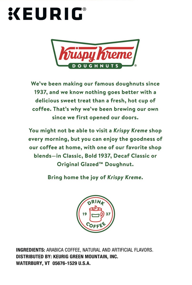 slide 6 of 8, Krispy Kreme Coffee 18 ea, 18 ct