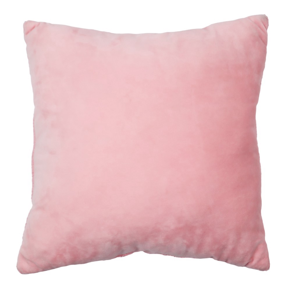 slide 2 of 3, 16" Pink Better Not Pout Throw Pillow By Ashland, 16 in x 16 in x 5 in