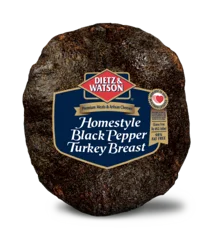 Dietz & Watson Sliced Homestyle Black Pepper Turkey Breast Deli Meat