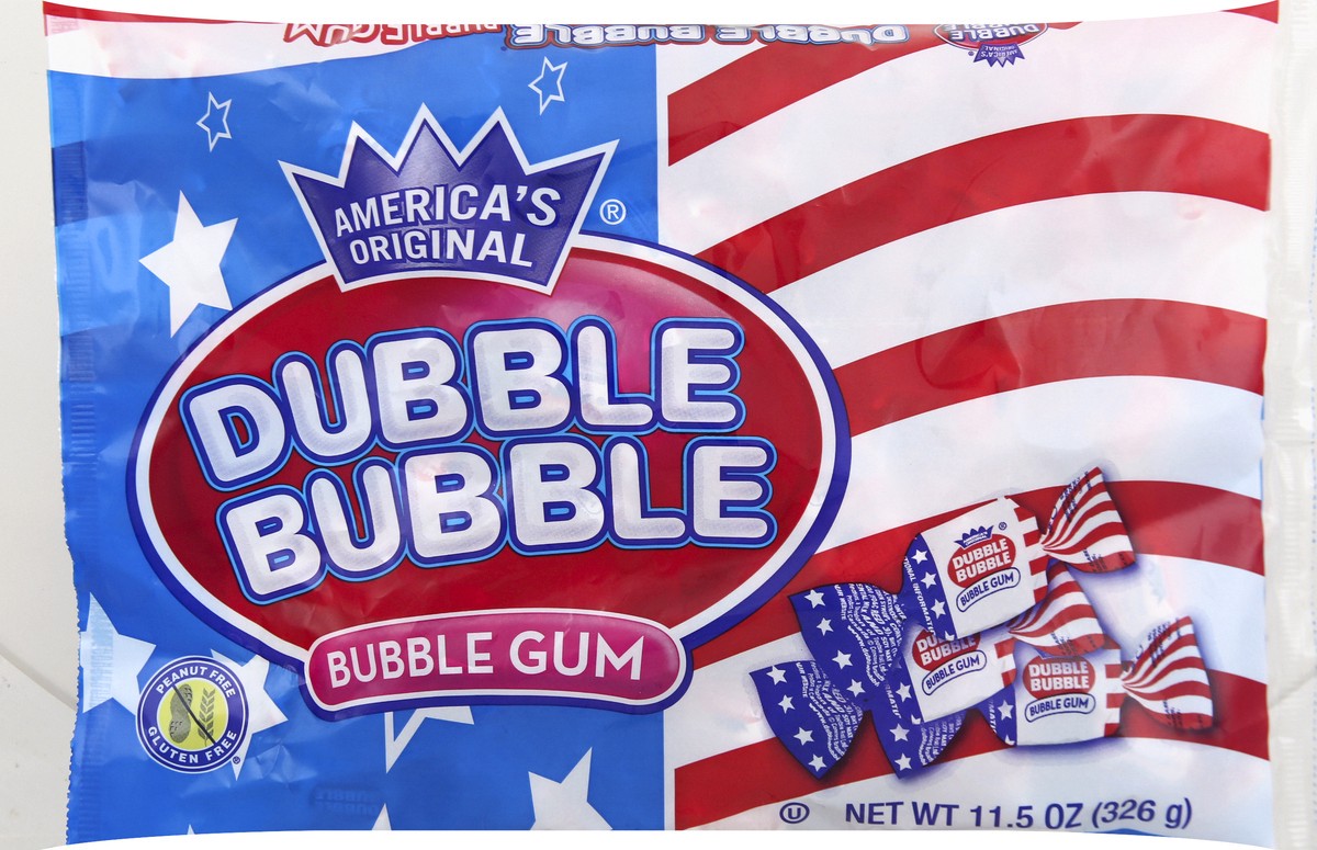 slide 7 of 8, Dubble Bubble Concord Dubbl Bubble Flag Gum, 11.5 oz