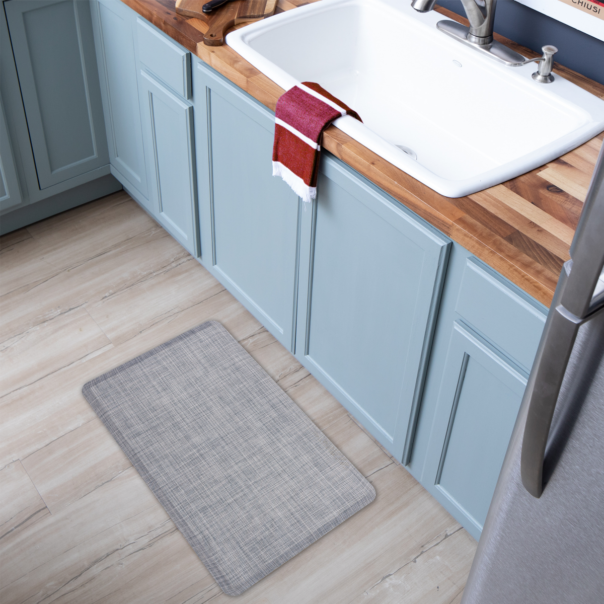 slide 1 of 9, Mohawk Metroplex Grey Kitchen Mat 20 in x 32 in, 20 in x 32 in