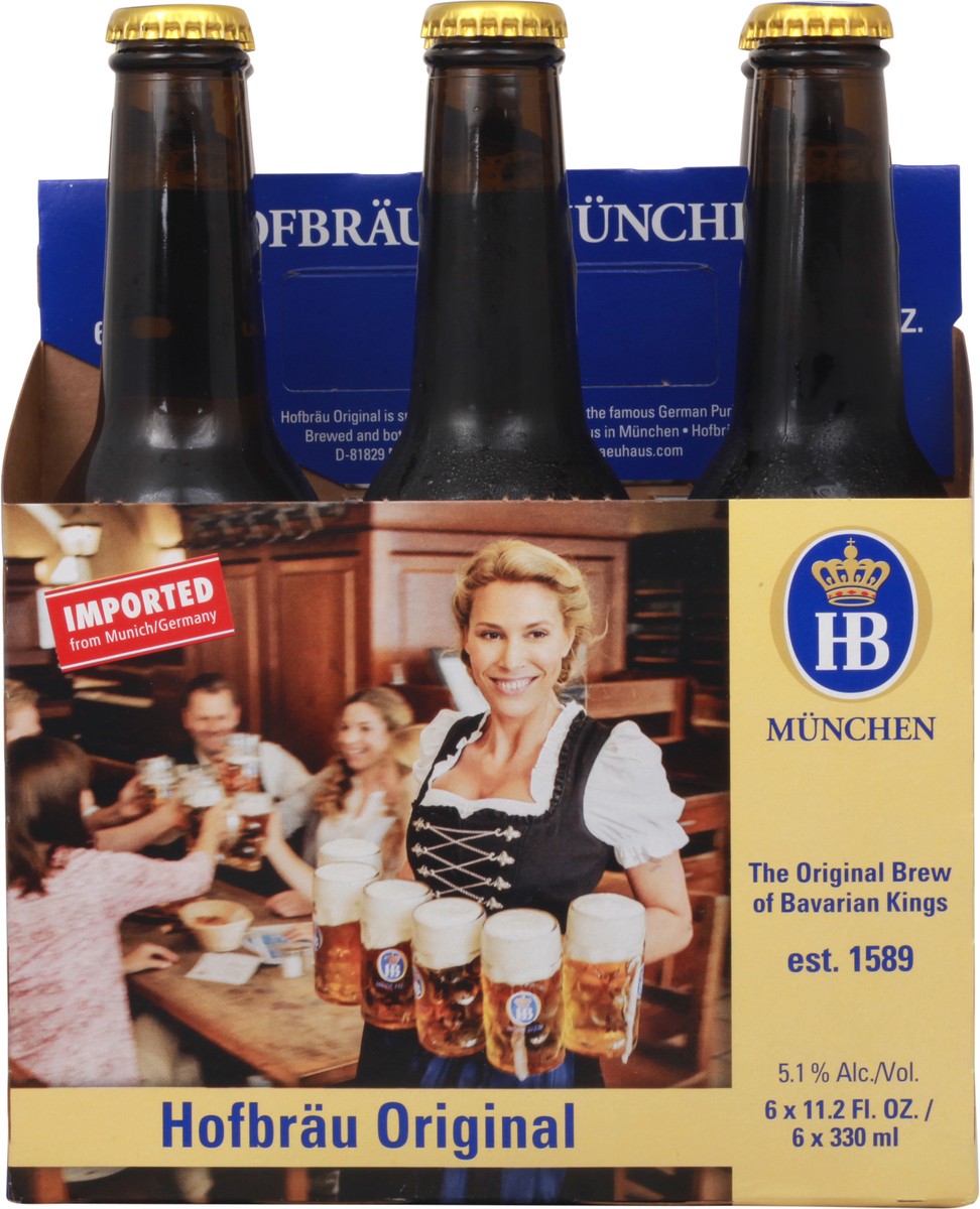 slide 8 of 9, Hofbräu München Hofbrau Original Beer 6 11.2 fl oz Bottle 6 ea Multipack, 6 ct