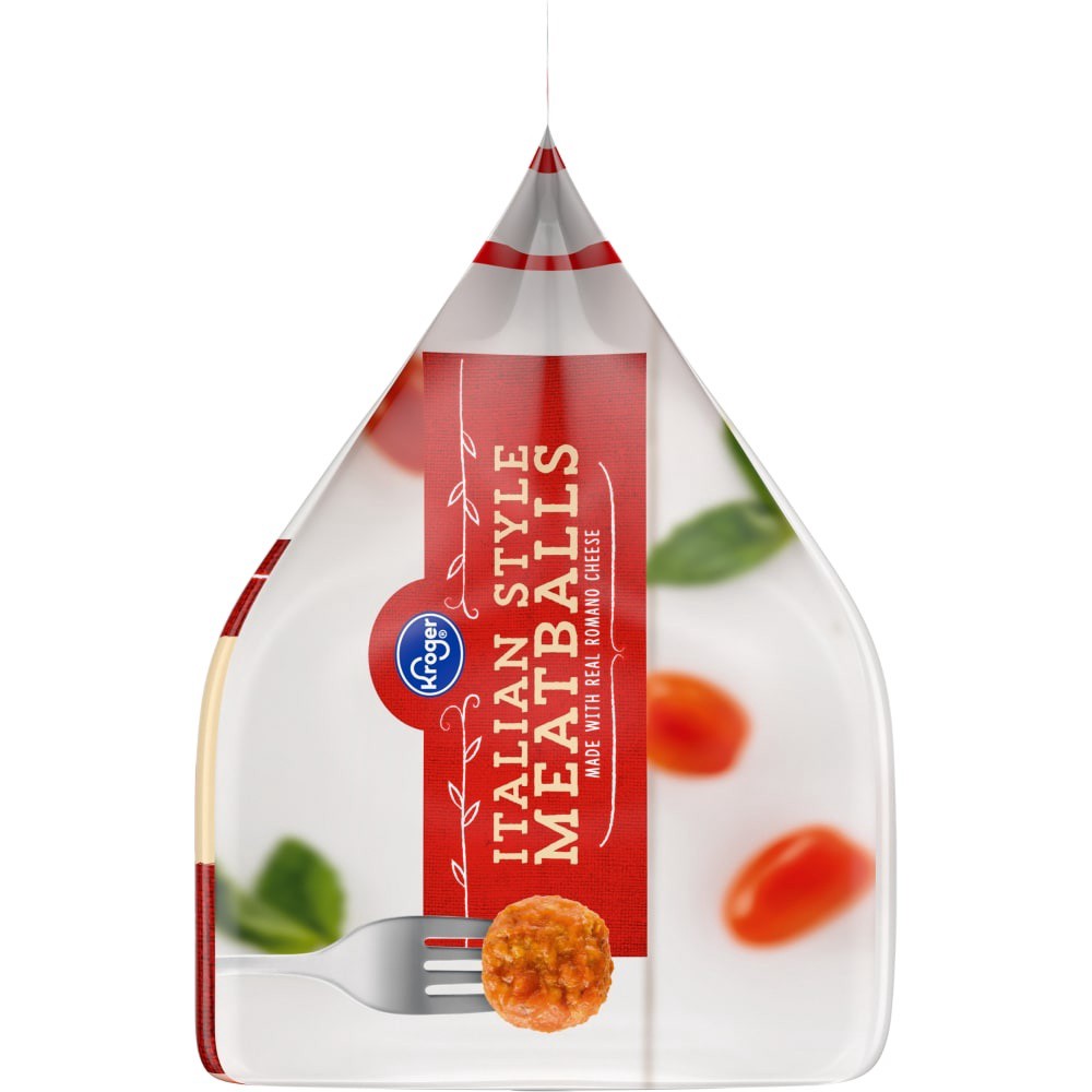 slide 2 of 3, Kroger Fully Cooked Italian Style Meatballs, 26 oz