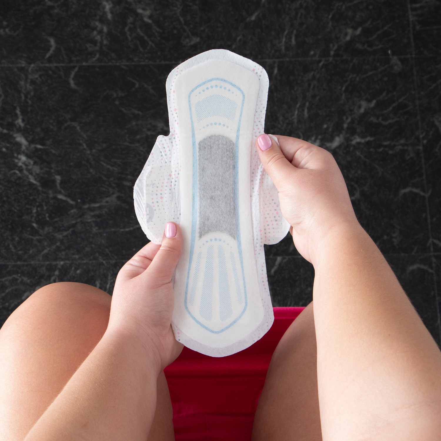 slide 12 of 13, U by Kotex Balance Ultra Thin Pads with Wings, Heavy Absorbency, 46 Count, 46 ct