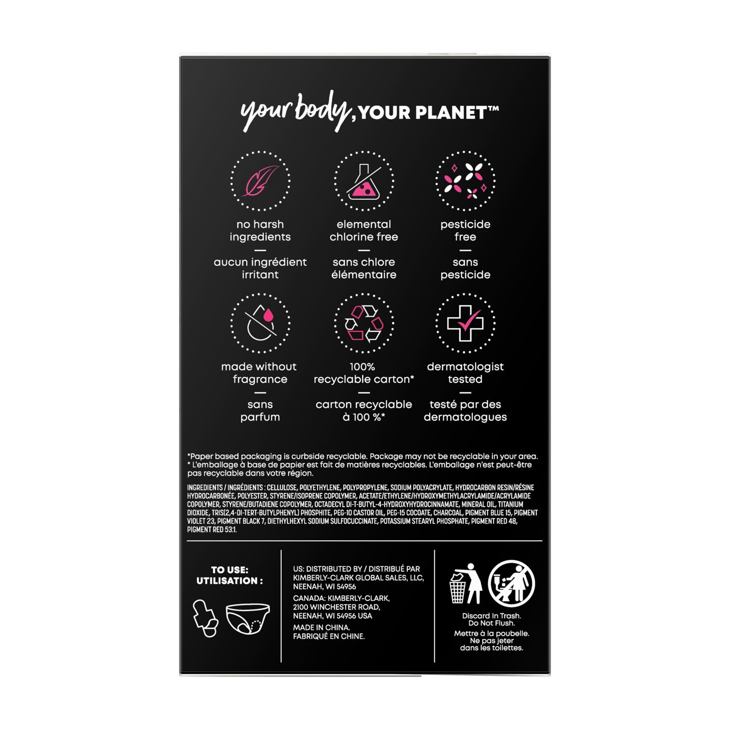 slide 6 of 13, U by Kotex Balance Ultra Thin Pads with Wings, Heavy Absorbency, 46 Count, 46 ct