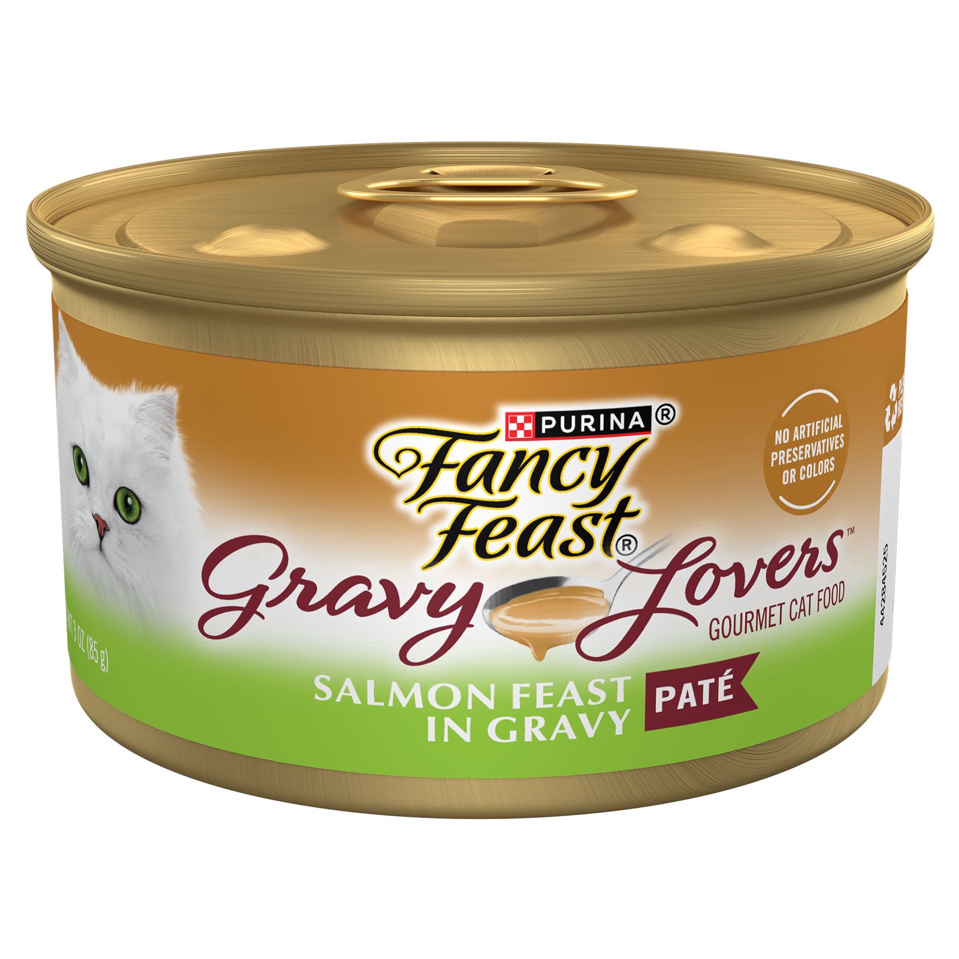 slide 1 of 1, Fancy Feast Purina Fancy Feast Gravy Lovers Salmon Feast Pate in Wet Cat Food Gravy, 3 oz