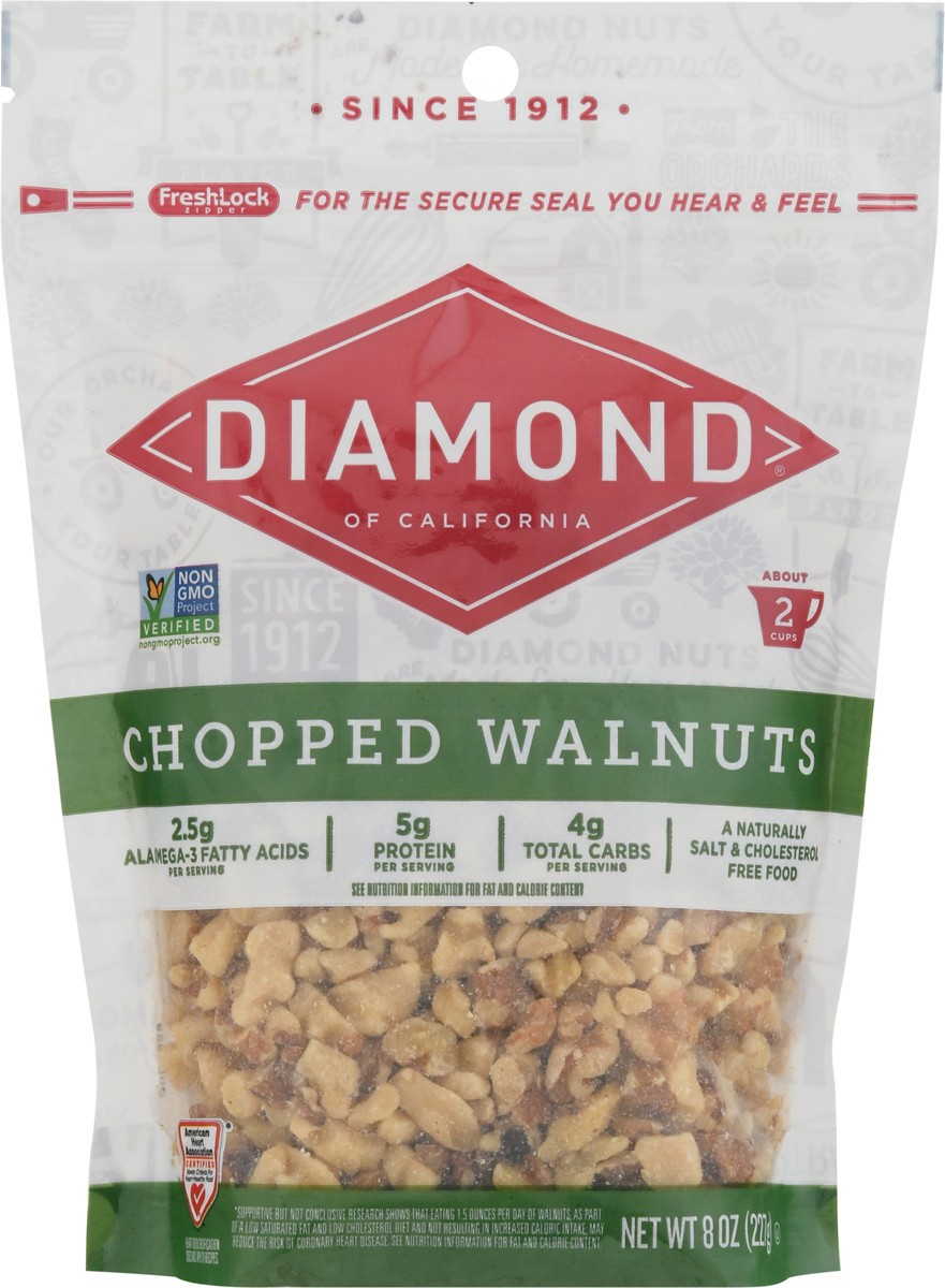 slide 12 of 14, Diamond of California Chopped Walnuts 8 oz, 8 oz