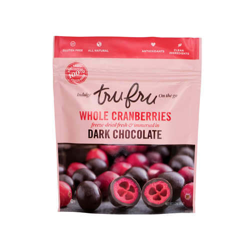 slide 1 of 1, Tru Fru Cranberries Dark Chocolate, 4.5 oz