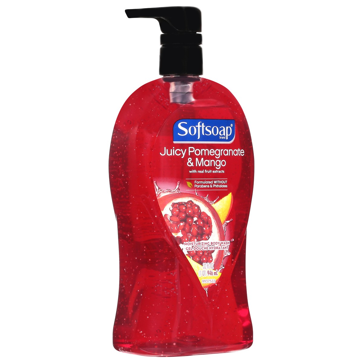 slide 12 of 12, Softsoap Juicy Pomegranate & Mango Moisturizing Body Wash 32 fl oz Pump, 32 fl oz