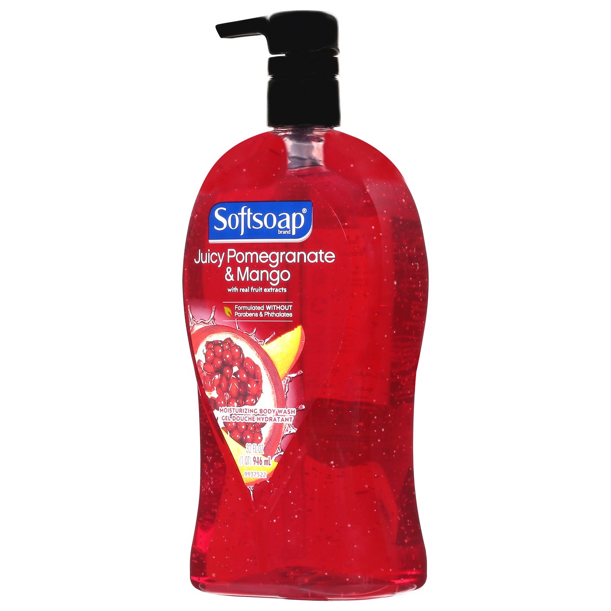 slide 10 of 12, Softsoap Juicy Pomegranate & Mango Moisturizing Body Wash 32 fl oz Pump, 32 fl oz