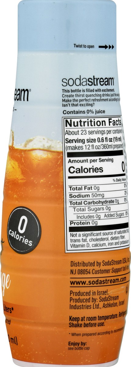 slide 10 of 13, SodaStream Diet Orange Drink Mix 14.8 oz, 14.8 oz