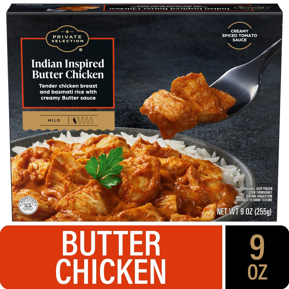 slide 1 of 1, Private Selection® Mild Indian Inspired Butter Chicken, 9 oz
