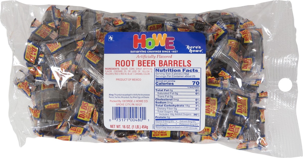 slide 2 of 9, Howe Rootbeer Barrels, 16 oz