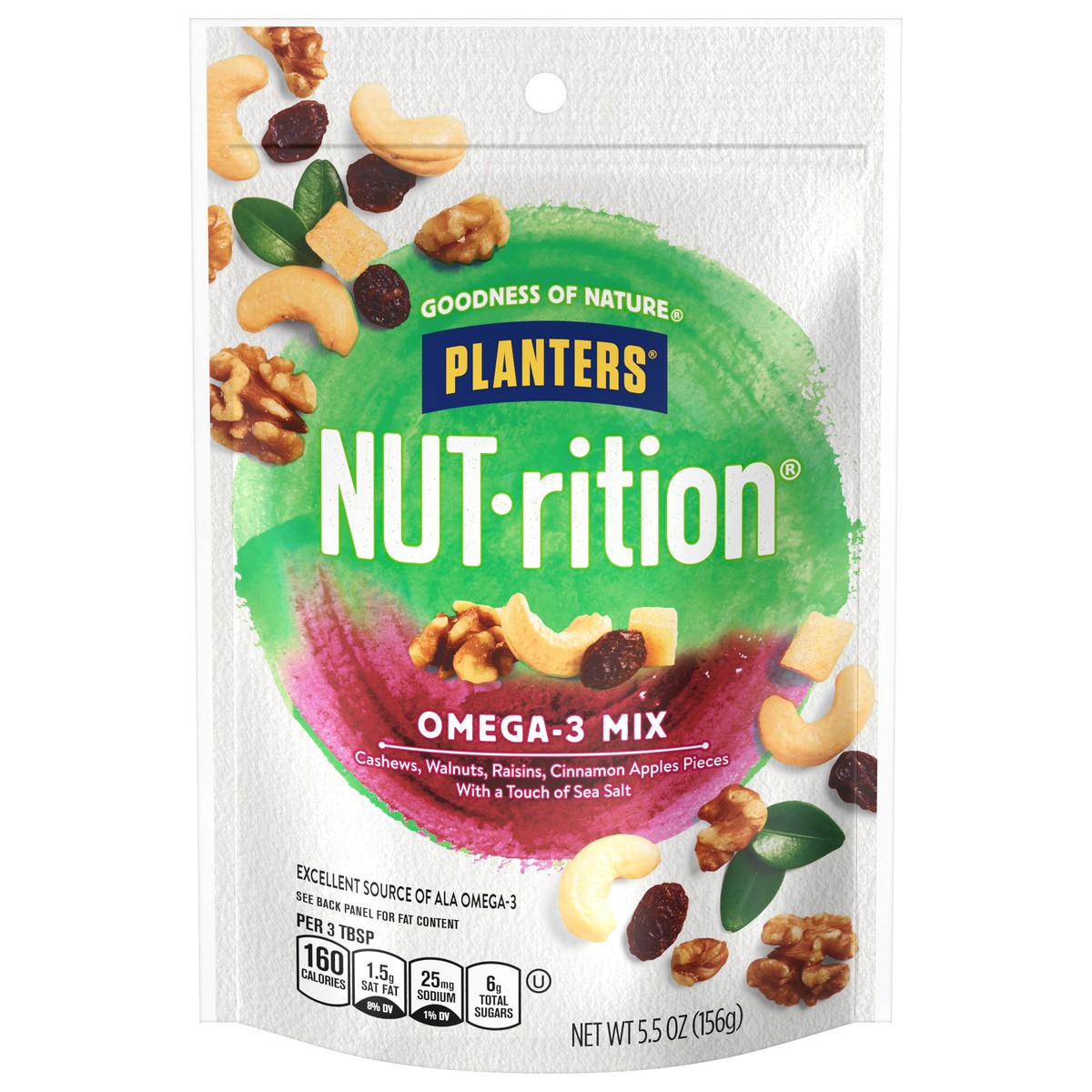 slide 1 of 7, Nut-rition Nut-rition Omega - 3 Mix 5.5 oz, 5.5 oz