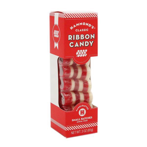 slide 1 of 1, Hammond's Ribbon Strips Peppermint, 3 oz