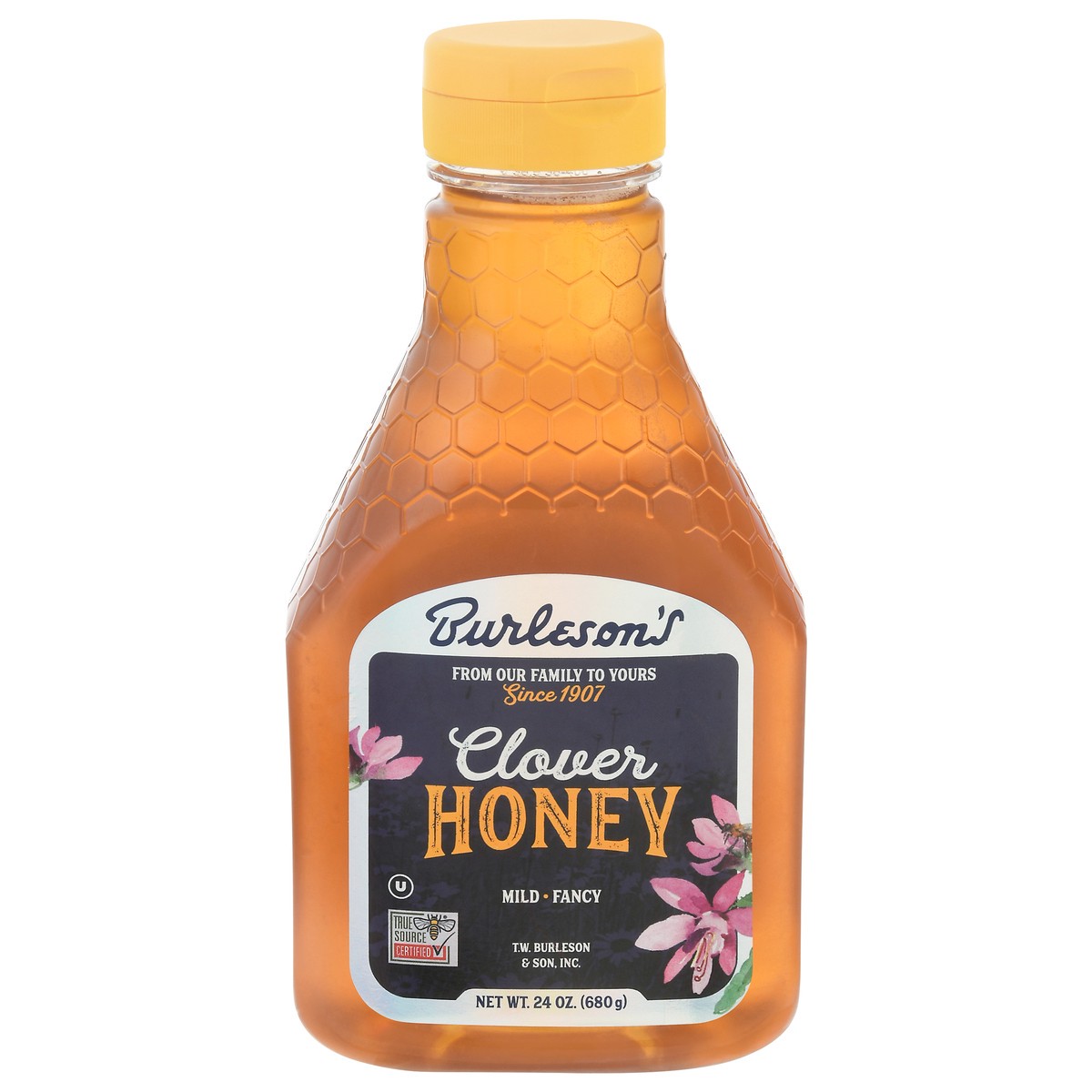 slide 3 of 13, Burleson's Fancy Mild Clover Honey 24 oz, 24 oz