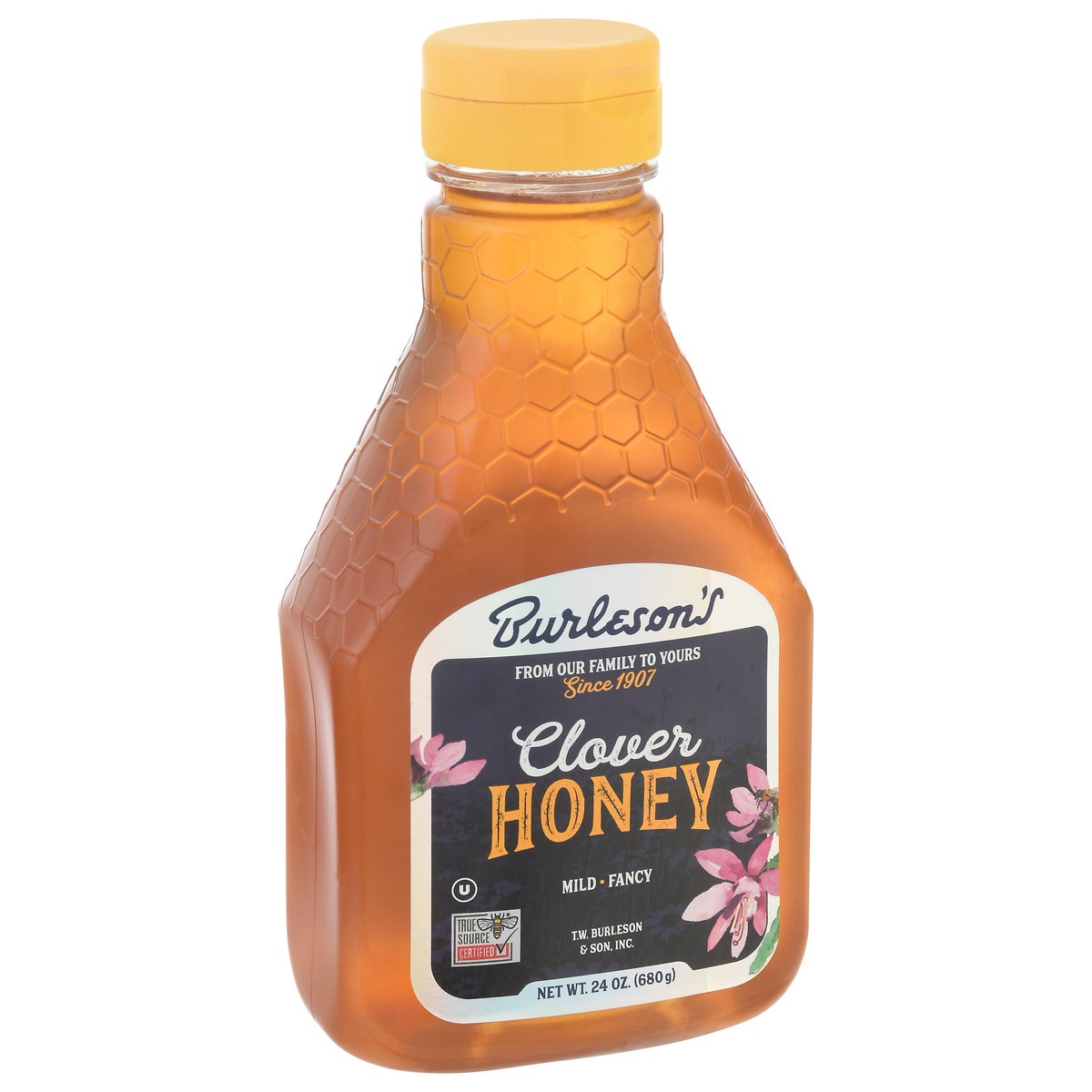 slide 2 of 13, Burleson's Fancy Mild Clover Honey 24 oz, 24 oz